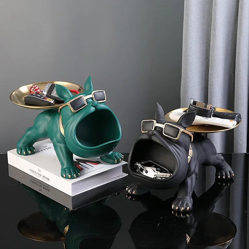 Escultura Decorativa Bulldog – Arte e Funcionalidade para Sua Decoração