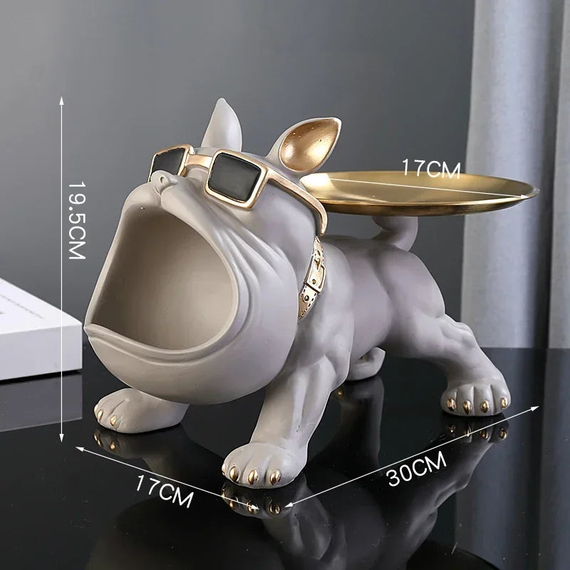 Escultura Decorativa Bulldog – Arte e Funcionalidade para Sua Decoração