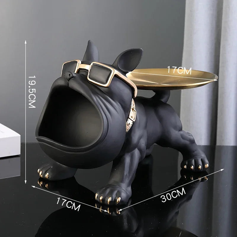 Escultura Decorativa Bulldog – Arte e Funcionalidade para Sua Decoração