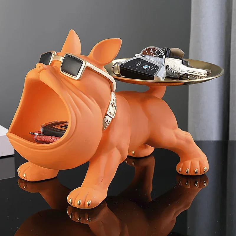 Escultura Decorativa Bulldog – Arte e Funcionalidade para Sua Decoração