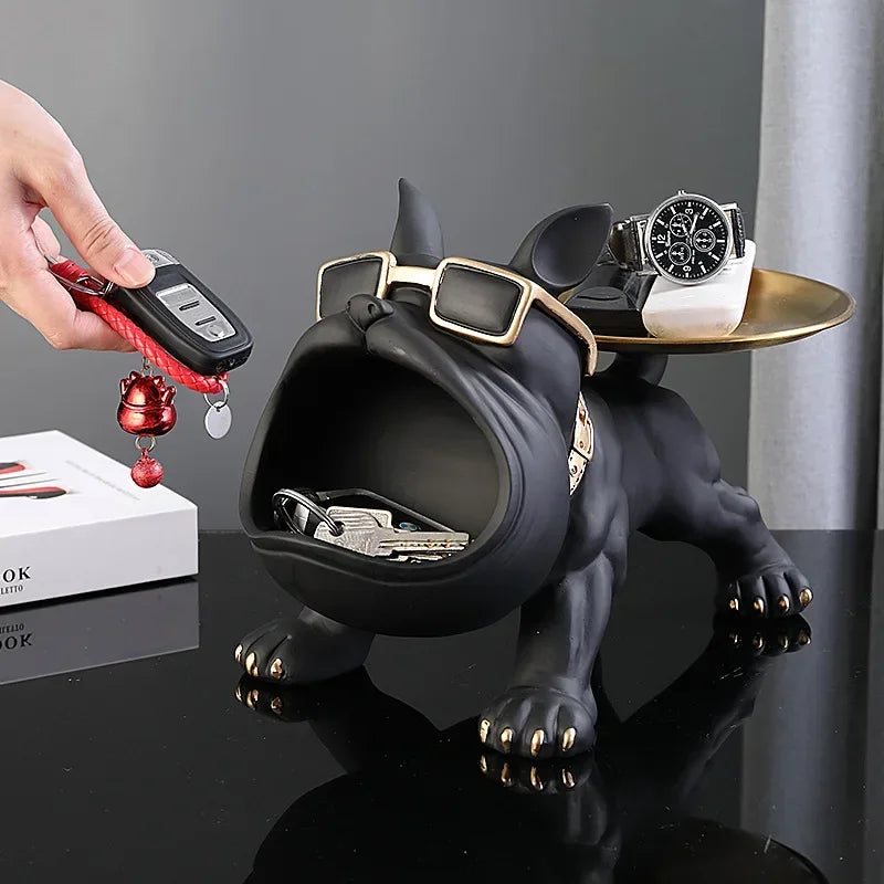 Escultura Decorativa Bulldog – Arte e Funcionalidade para Sua Decoração