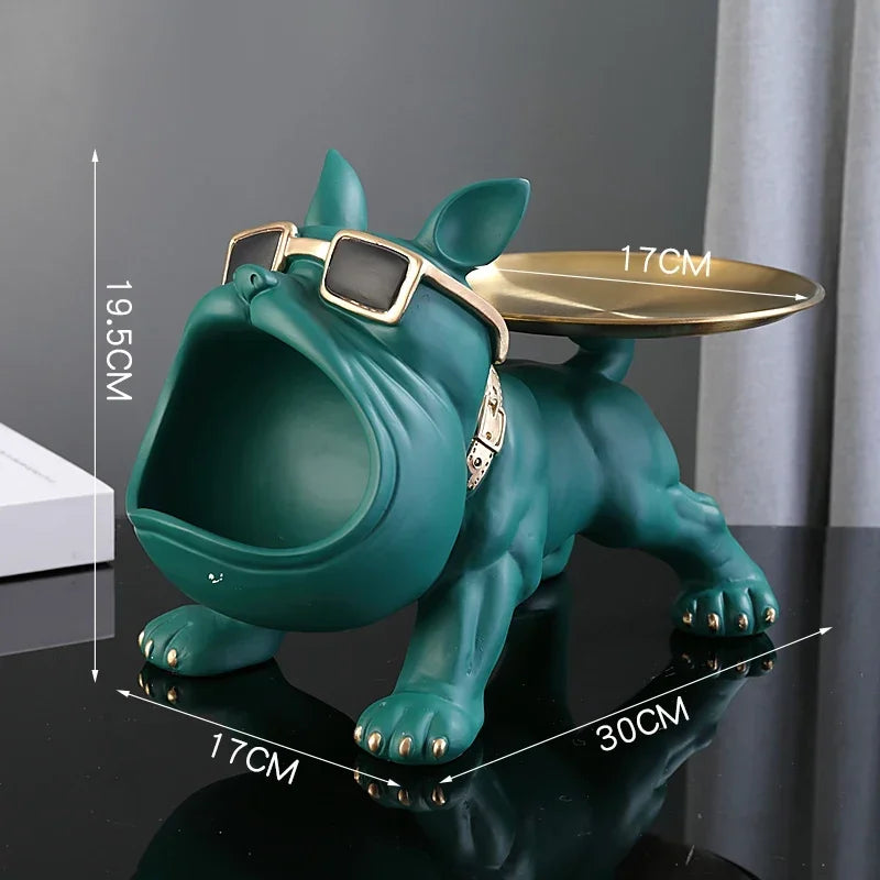 Escultura Decorativa Bulldog – Arte e Funcionalidade para Sua Decoração