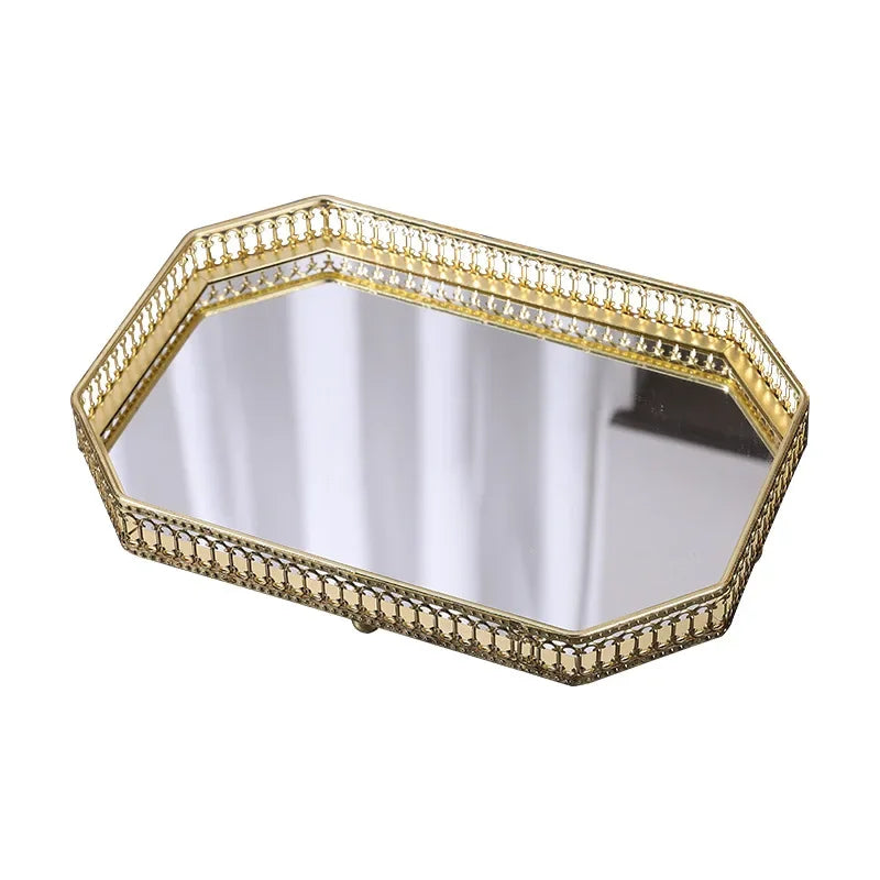 Bandeja decorativa - Metal Luxury